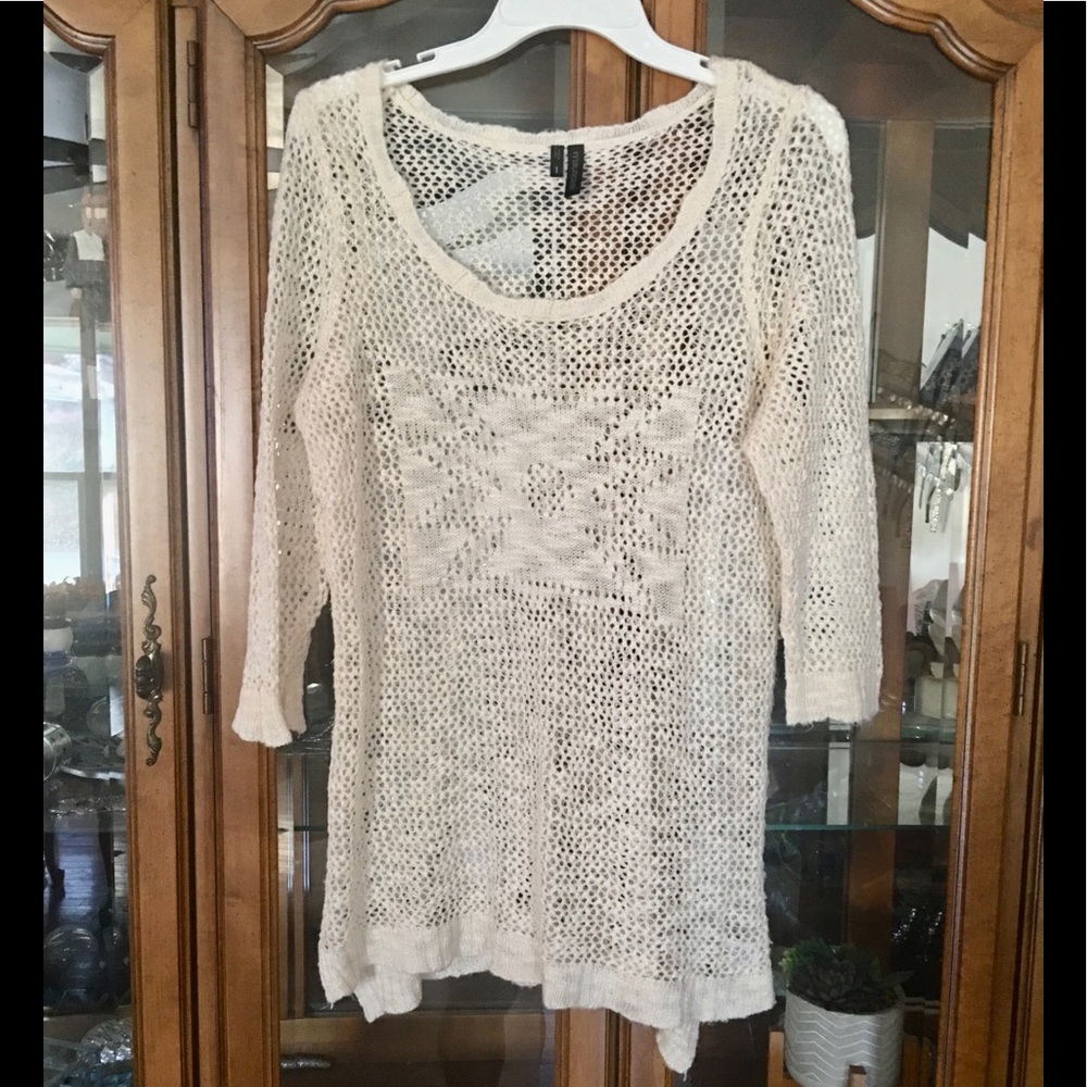 Maurices Open Knit Sweater Size 1 ♥️♥️♥️